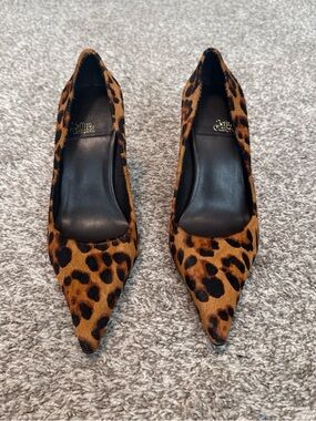 Jeffrey Campbell Leopard-Print Pointed Toe Heels - Brown/Black